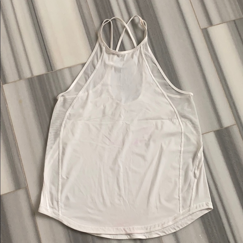 Lululemon white tank